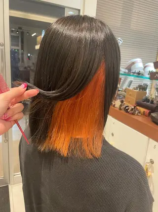 ミディアム カラー like みやびのヘアスタイル