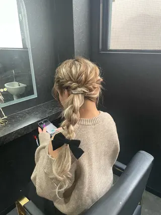 ロング ヘアアレンジ 髙棹 ゆづきのマツエク・マツパデザイン