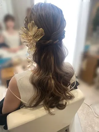ヘアアレンジ Pearl×AQUA所属・aura eyeのヘアスタイル