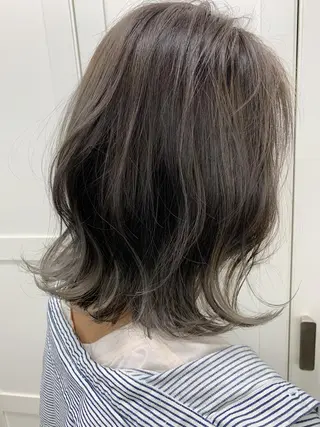 ミディアム カラー ヘアアレンジ ハットリ /北習志野のヘアスタイル