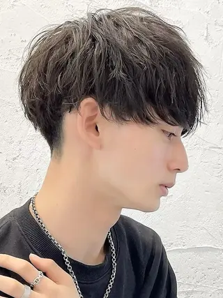 ショート カラー パーマ メンズ 垢抜けパーマ×カラー /fifth富樫倭のヘアスタイル