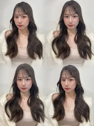 カラー AO所属・RISAKO 艶髪モテヘア🎀府中のヘアスタイル