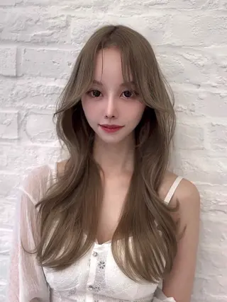 ロング カラー 高島大登/顔周り /レイヤーカットのヘアスタイル