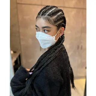 メンズ キッズ BRAIDS💎愛子 大人ハイライト💎のヘアスタイル