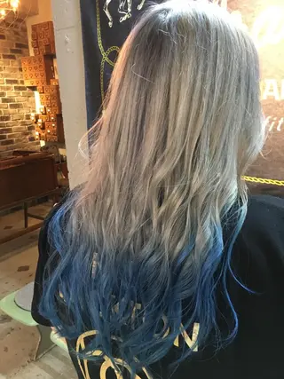 ロング カラー 代表 中島貴志のヘアスタイル