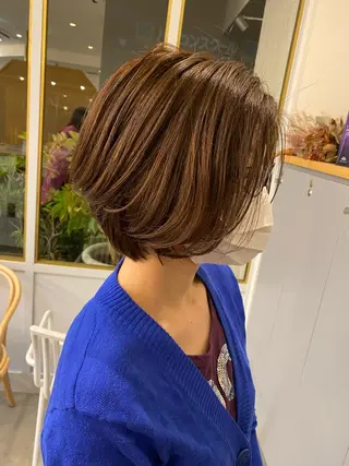 ショート ente im所属・上田 文香のヘアスタイル