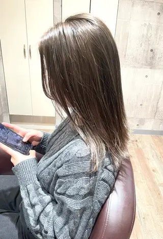 ミディアム 🔅透明感カラー切田 はじめ🔆のヘアスタイル