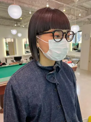 ショート カラー ヘアアレンジ 🧨ブリーチー×ボブ レイヤー💎じゅえるのヘアスタイル