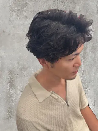 パーマ メンズ ᴘʀɪᴢᴇ 🌜 ᴀɴʀɪ 🌜のヘアスタイル