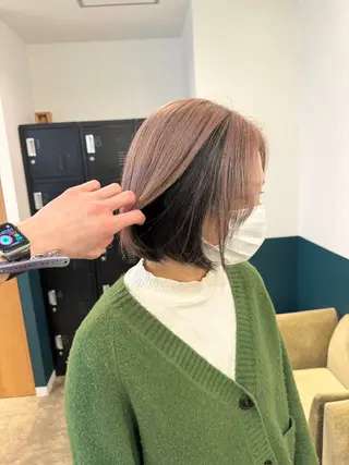 ショート カラー 聖斗 /ハイトーン/パーマのヘアスタイル