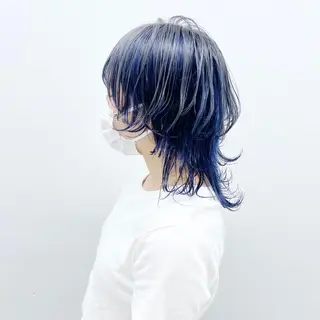 ミディアム カラー ヘアアレンジ 大橋 拓巳のヘアスタイル