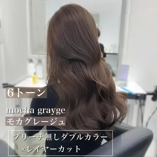 ロング カラー 💕コテ巻き風パーマ 💕KEIYA 💕のヘアスタイル