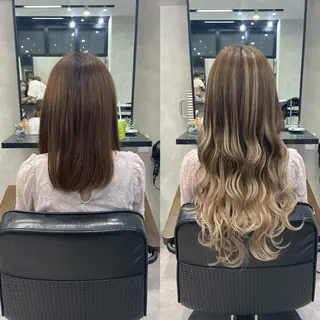 ロング カラー ヘアアレンジ ar+ ❤︎ maiのヘアスタイル