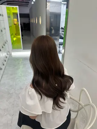 カラー 透ける透明感カラー 🤍anju🪽ྀིのヘアスタイル