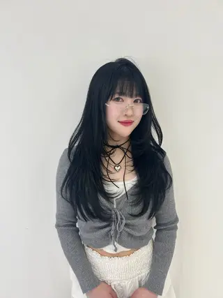 ロング YUI 武庫之荘美容室のヘアスタイル