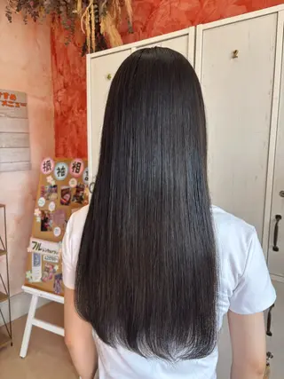 ロング 森山 実結のヘアスタイル