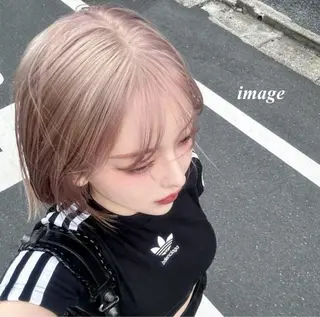 ロング 韓国ガーリー🤍ハイ トーン🤍Ayanaのヘアスタイル