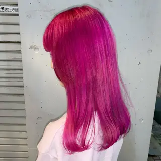 セミロング カラー ピンクベージュ/新潟 万代/高橋桃葉🍑のヘアスタイル