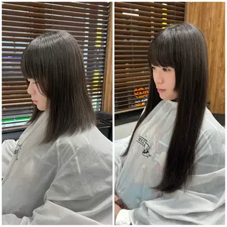 ロング カラー いろあそび所属・12月限定🉐カット モデル募集🉐のヘアスタイル