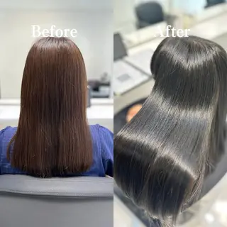 セミロング 髪質改善トリートメント&ヘッドスパ専門店LAPISUTA門前仲町所属・成川 陽介のヘアスタイル