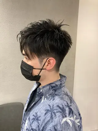 ショート メンズ 豊中/メンズ特化 岡田 龍之介のヘアスタイル