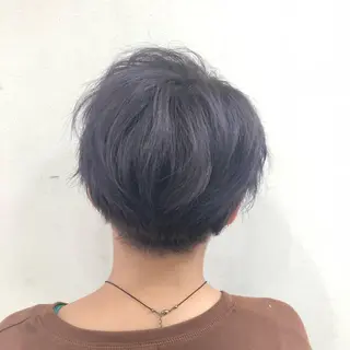 ショート カラー メンズ hisano / ハイトーン・透明感のヘアスタイル