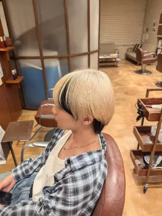 カラー 種池 優太のヘアスタイル