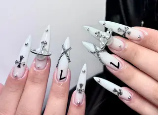 ネイル By moonネイル 🌷ワンホン/韓国風のネイルデザイン