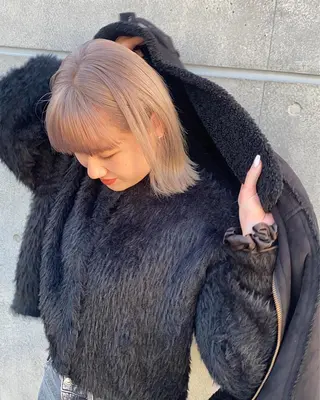 ミディアム まお♡レイヤーカット ×色っぽstyleのヘアスタイル