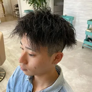 パーマ メンズ 迫 祐太のヘアスタイル