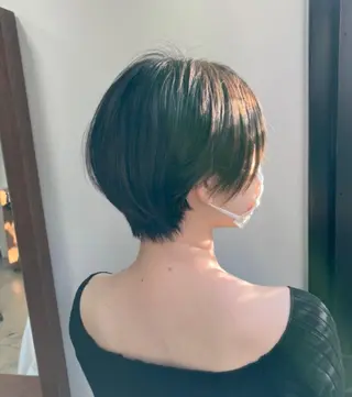 ショート 【白髪ぼかし】 愛甲竜佑のヘアスタイル