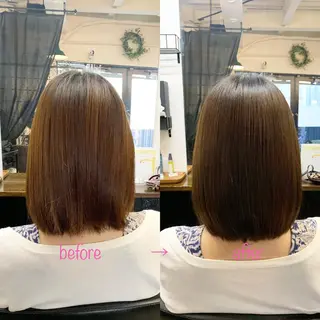 ミディアム 縮毛矯正&髪質改善 MAILHAIRのヘアスタイル