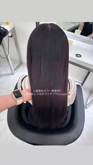 セミロング Hina🎀♡ 暖色/縮毛のヘアスタイル