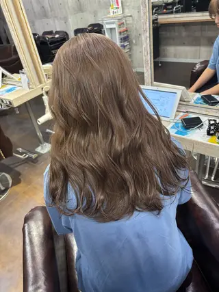 セミロング 新越駅から1分 肥高　壮汰のヘアスタイル