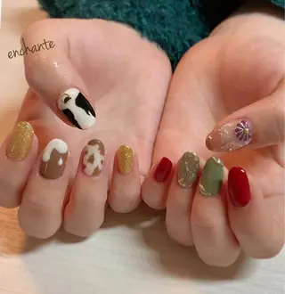 ネイル アンシャンテ所属・enchante 自由が丘のネイルデザイン