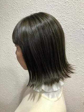 ミディアム カラー パーマ ヘアアレンジ メンズ キッズ ネイル マツエク・マツパ 新宿/髪質改善/ 美髪矯正✨浅江通友のヘアスタイル