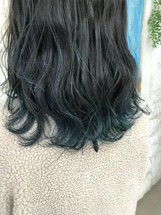 ミディアム カラー 佐久間 広祐のヘアスタイル