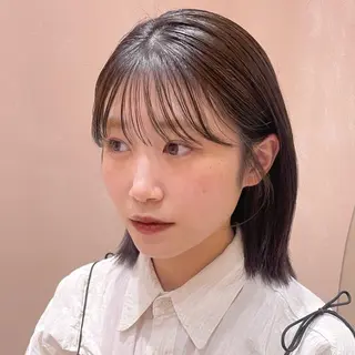 ミディアム カラー ブリーチ/暖色/ ダブルカラー/ゆきなのヘアスタイル