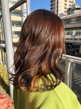 ロング カラー ヘアアレンジ 美容室sand 横浜のヘアスタイル