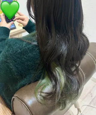 ロング カラー 三橋 蘭子のヘアスタイル