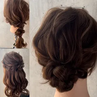 ヘアアレンジ .. monpaのヘアスタイル