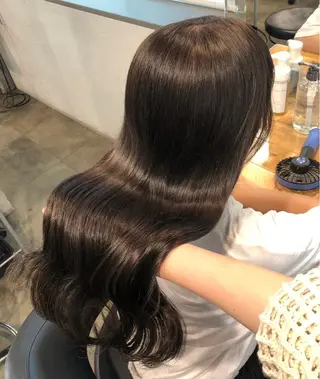 カラー 🤍ベージュ/透明感 韓国ヘア/まりん🤍のヘアスタイル