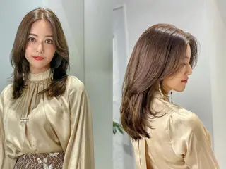 ミディアム カラー 鈴木 一貴のヘアスタイル