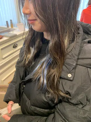 ロング カラー 髪質改善色素改善特化 keiのヘアスタイル