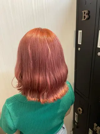 ミディアム カラー 【ボブ/透明感カラー 】🎀上村美緒🎀のヘアスタイル
