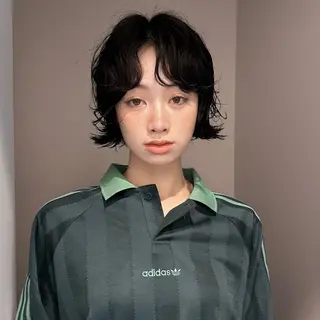 ショート パーマ Kaede🍁 FILMS 渋谷のヘアスタイル