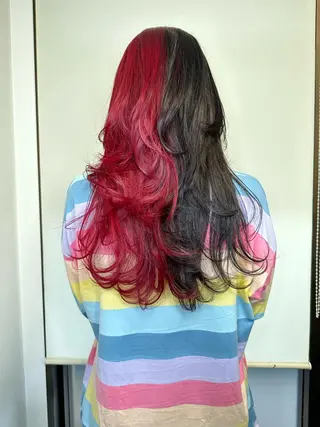 ロング カラー peg.hair所属・ブリーチカラー🫧 森　凪沙のヘアスタイル