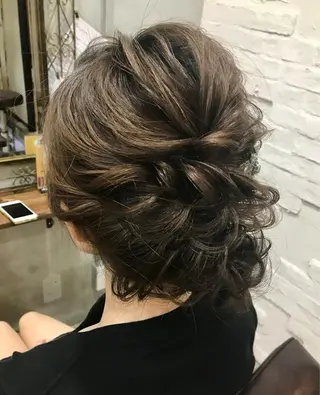 セミロング まつパ・ヘアセット ♡Chinami♡のマツエク・マツパデザイン