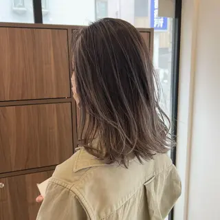 ミディアム カラー ヘアアレンジ 🎗秋山勇 /三宮指名No.1のヘアスタイル