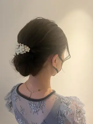 セミロング ヘアアレンジ 奥山 沙季(大井町)のヘアスタイル